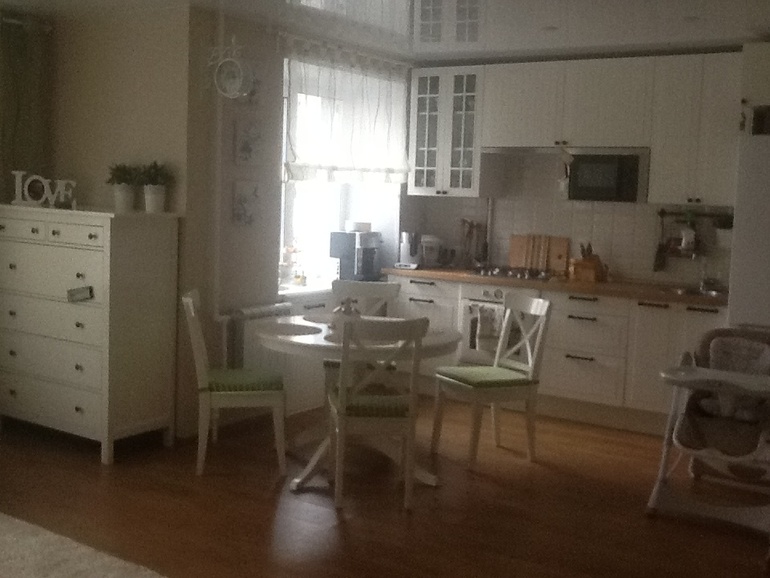 Кухня- гостиная и немного прихожей