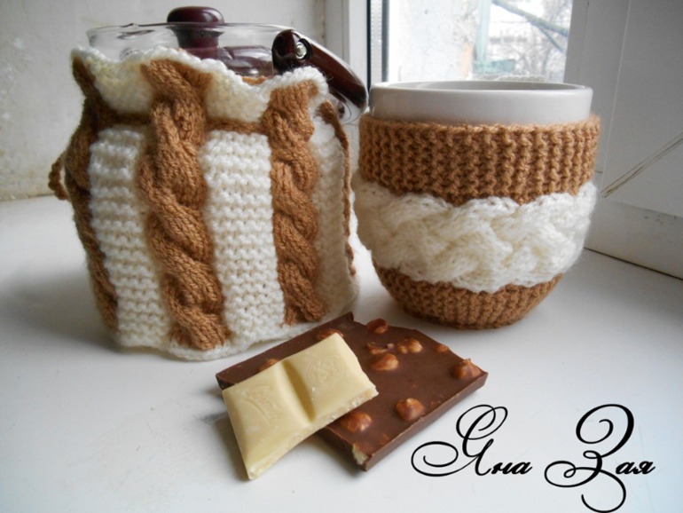 Одежка для чашки и не только)