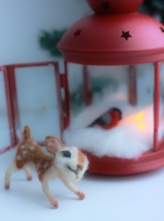 Фонарик со снегирем