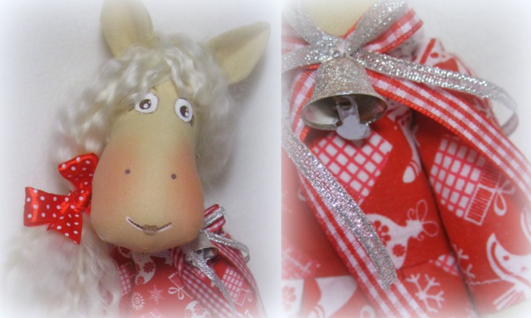 Новогодняя лошадка =) Кому??