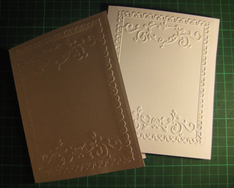 Обменяюсь вырубкой и тиснением.