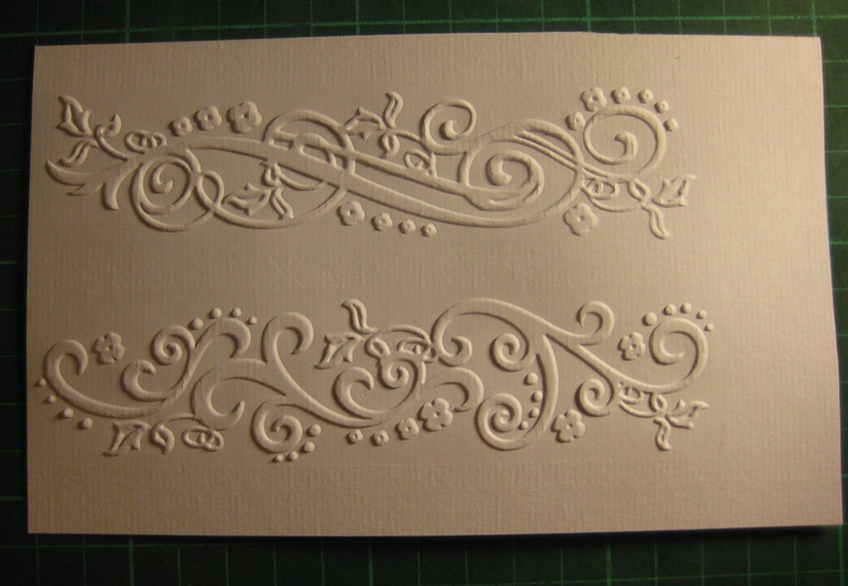 Обменяюсь вырубкой и тиснением.