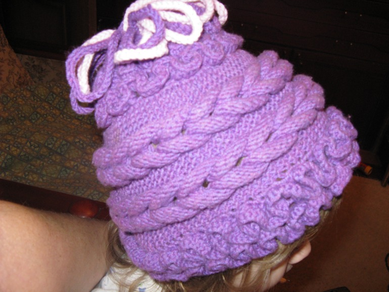 Сумерки - шапочка (косы, бахрома)