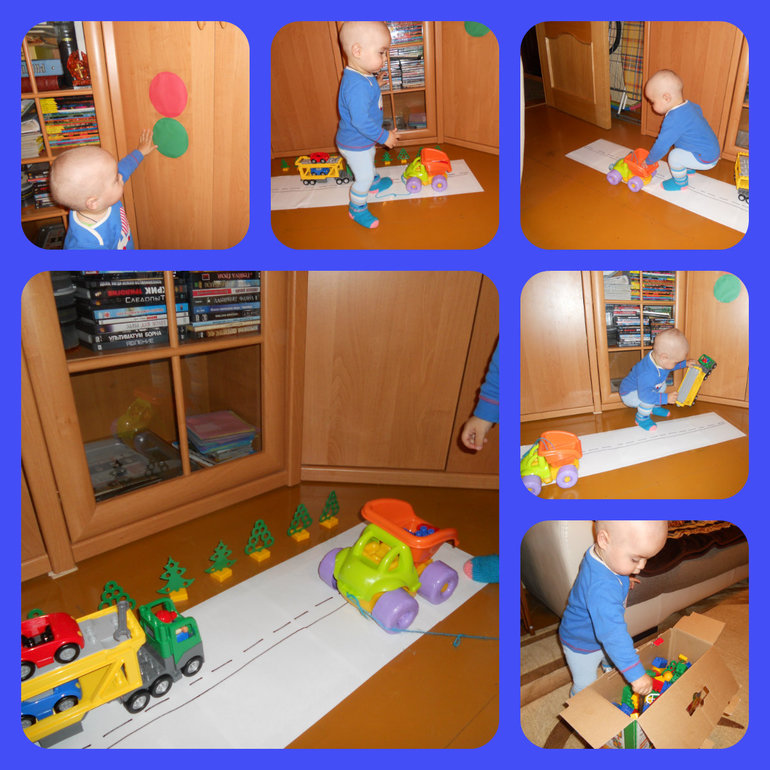 Эй, с дороги! Би-би-бик! Видишь, едет грузовик.