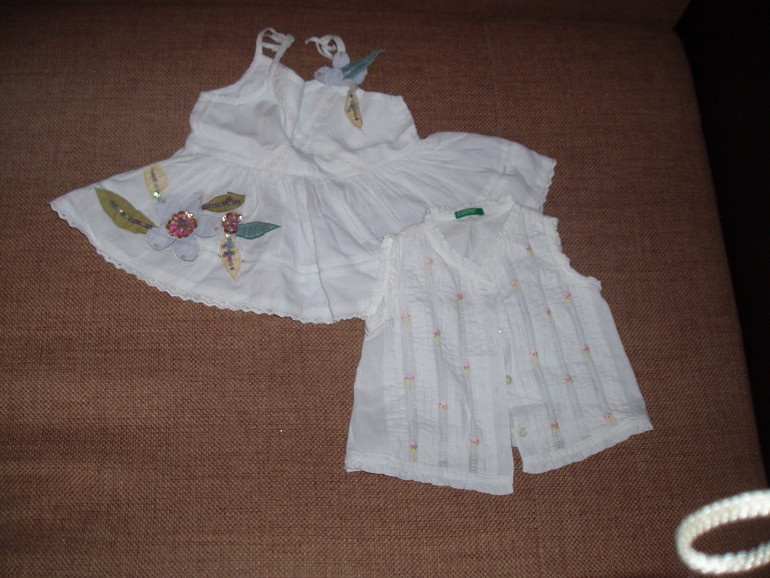 Много одежды на лето на девочку 1-2 лет