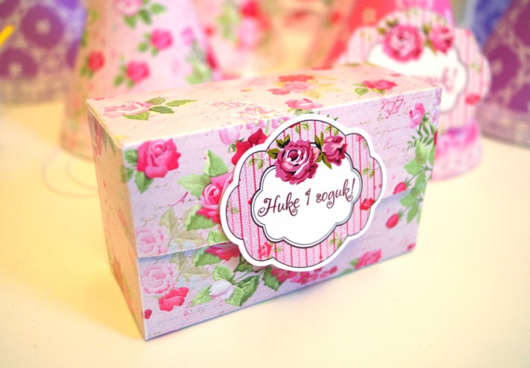 Нежный шебби набор для годовасия Ники