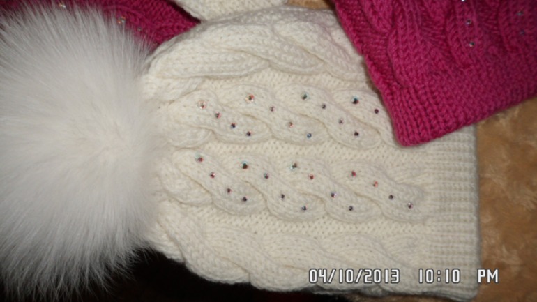 Шапочки к зиме для дочки