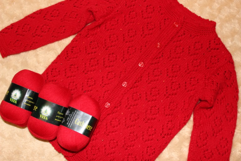 Кофточка из Vita Cashmere  для Лизоньки