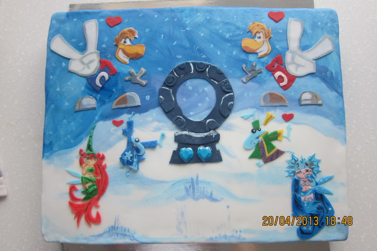 тортик для фанатов игры RAYMAN