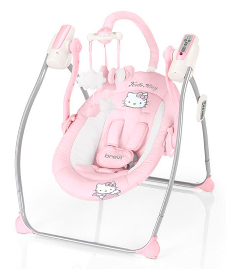 Качели электронные Brevi Miou Hello Kitty - 4000 руб