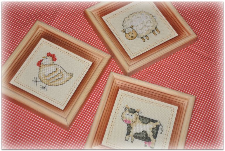 Курочка, овечка и коровка от Ланарте