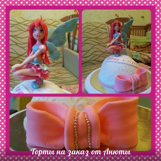 Очередной тортик с винкс Блум.