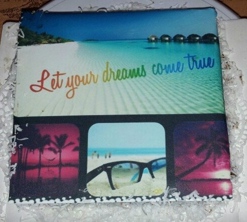 Мини фото-торт "Баунти"