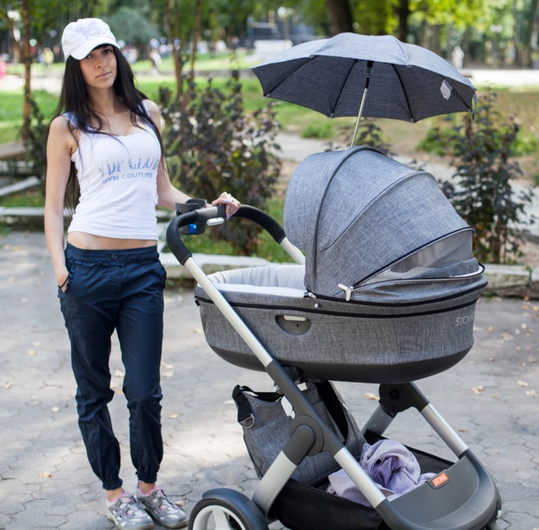 Stokke Crusi. и в зимнем прикиде)