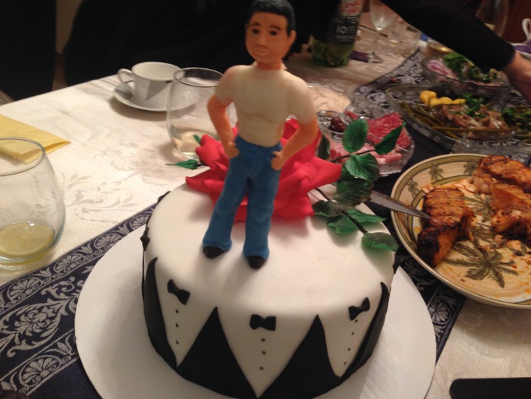 Работа над ошибками или тортик для мужчины с розой