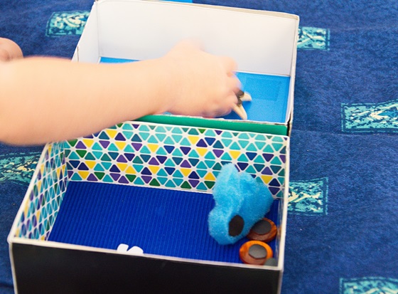 Картонная игра в дорогу "Рыбалка"