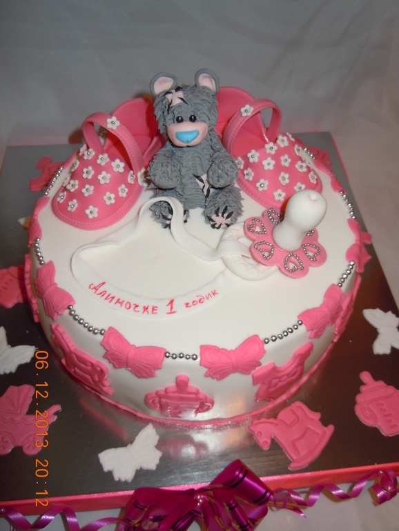 Торт с мишкой