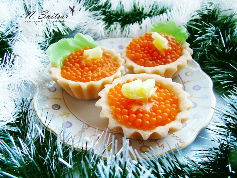 Подготовка к НГ - мыло из основы (№1, 2013). Застольное.