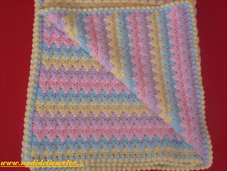 Нужна схема этого пледа! Кто поможет?