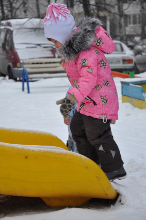 Зимний комплект для дочки.