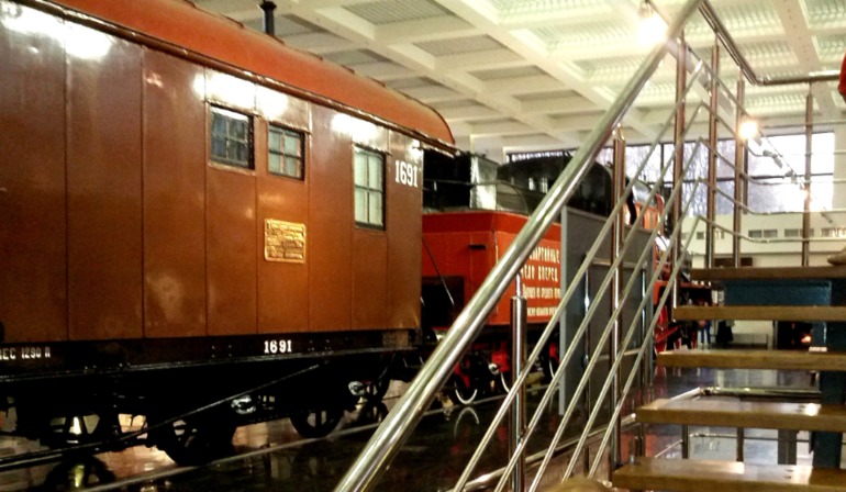 Паровозия в Музее железнодорожного транспорта