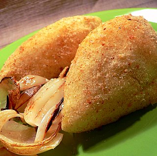 Картофельные зразы с грибной начинкой