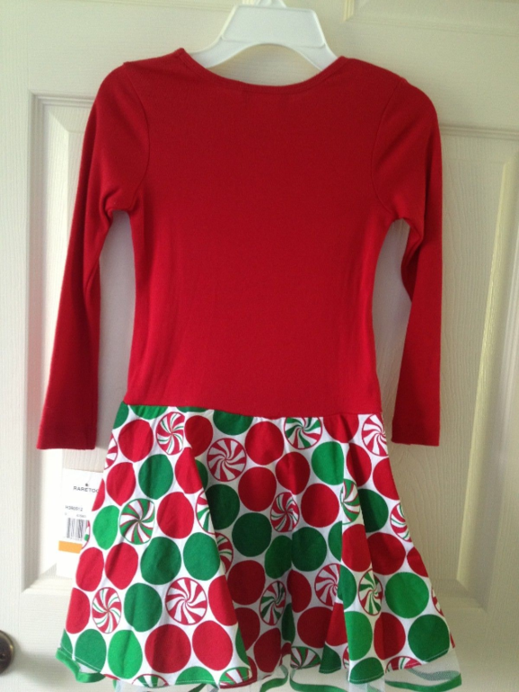 Платье новое (США) на 6-8 лет.+гетры+заколочка