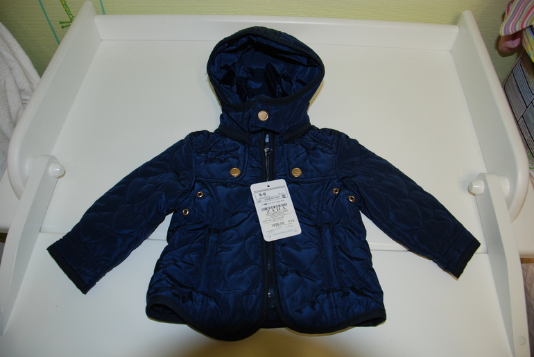 Куртка Zara 3-6мес 1200р