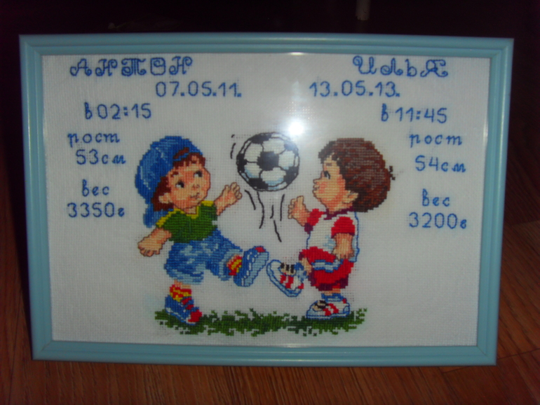 А вот мои работы подаренные близким и родным!