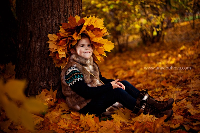 Осеннее счастье по имени Настя!