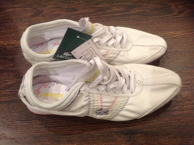 Новые кеды Lacoste;37 р