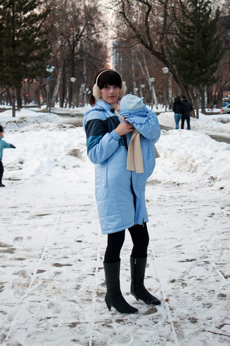 Особенности зимнего слингоношения