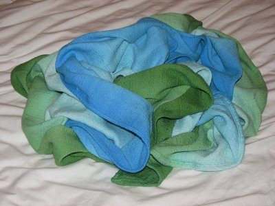 Руководство по окрашиванию шарфа градацией