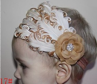 Для самых изысканных модниц!Повязки перьевые со стразами swarowski.
