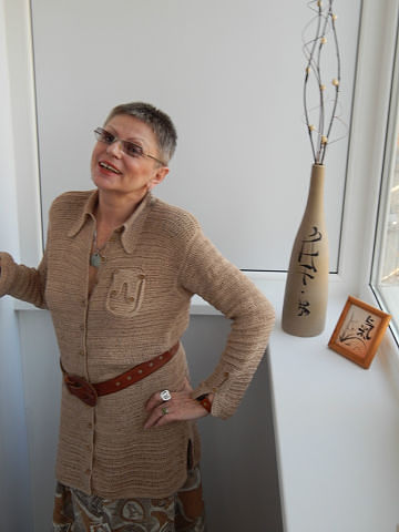 рубашка крючком....