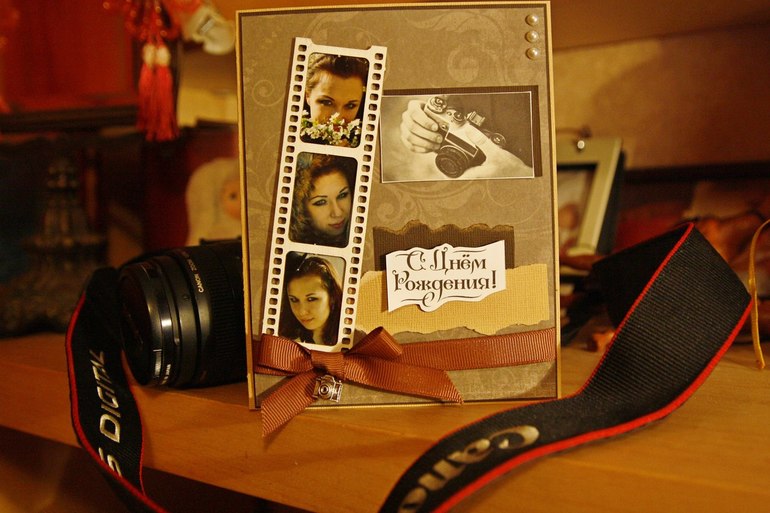 Открытка для фотографа