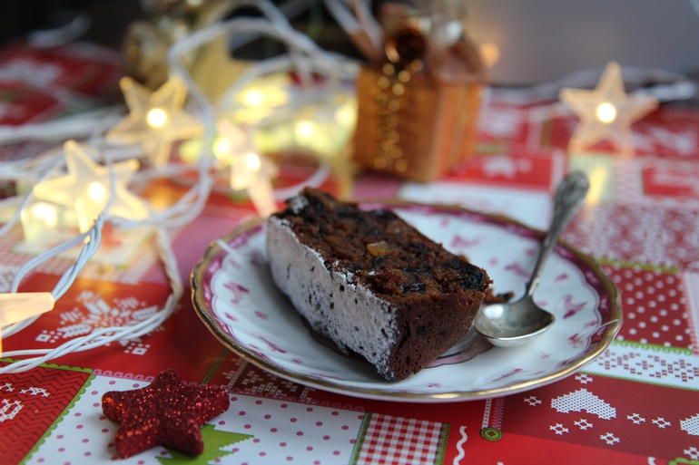 Рождественский фруктовый кекс