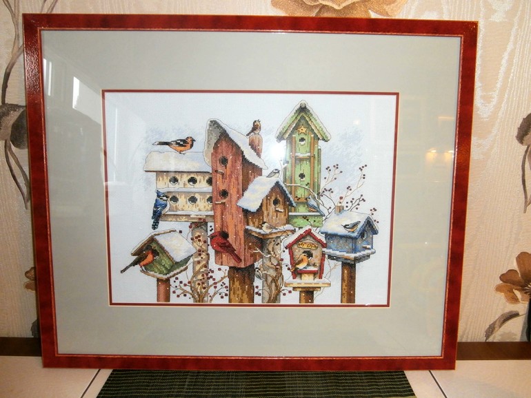 Зимние домишки