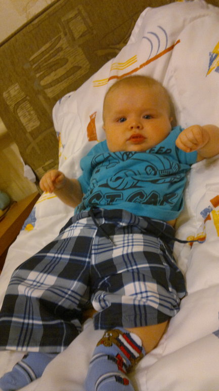 Домашняя фотосессия за 3 дня до 5 мес)))) Сыночек Арсюничка!