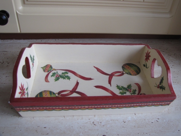 Новогодний поднос