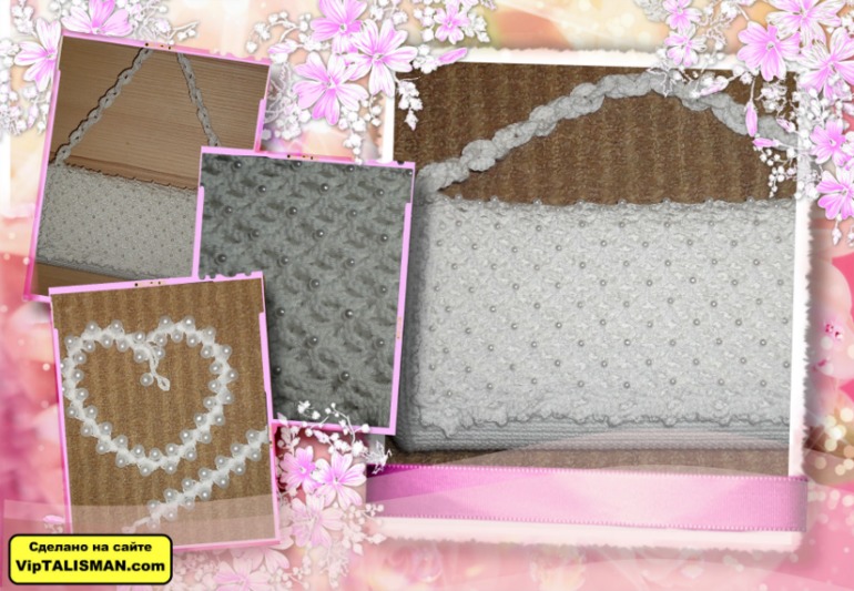 Клатч,колье и браслет крючком