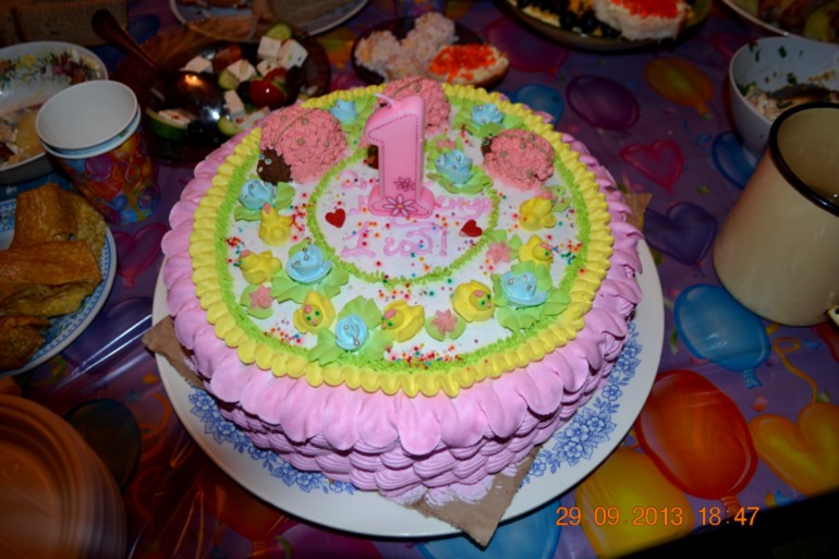 Наше ГОДОВАСИЕ))) Нашей Лизоньке 1 год)