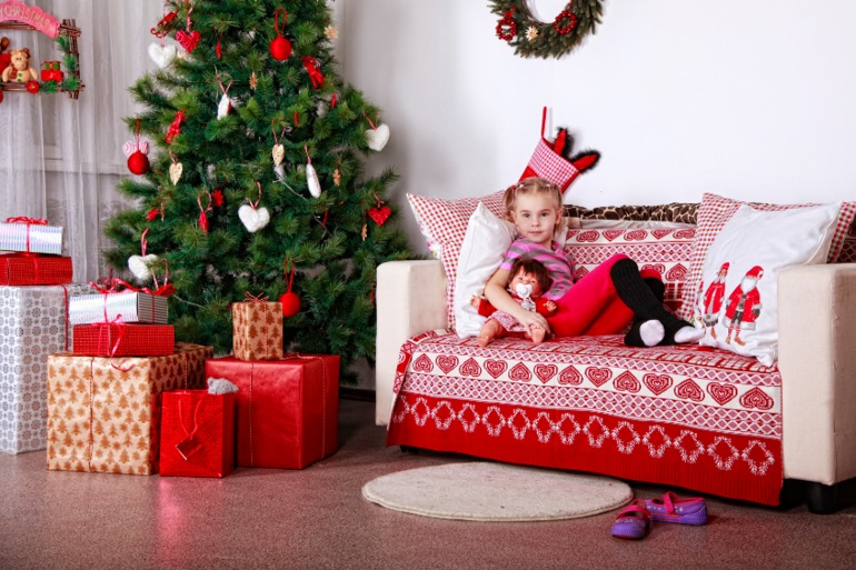 Новогодние съемки в интерьерной студии. г Дмитров