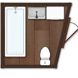 Помогите удобно спланировать ванную комнату