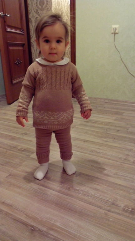 Спасибо Ирочке за наш чудный теплый комплектик!!!!