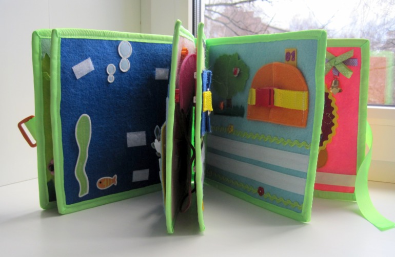 Книжка из фетра
