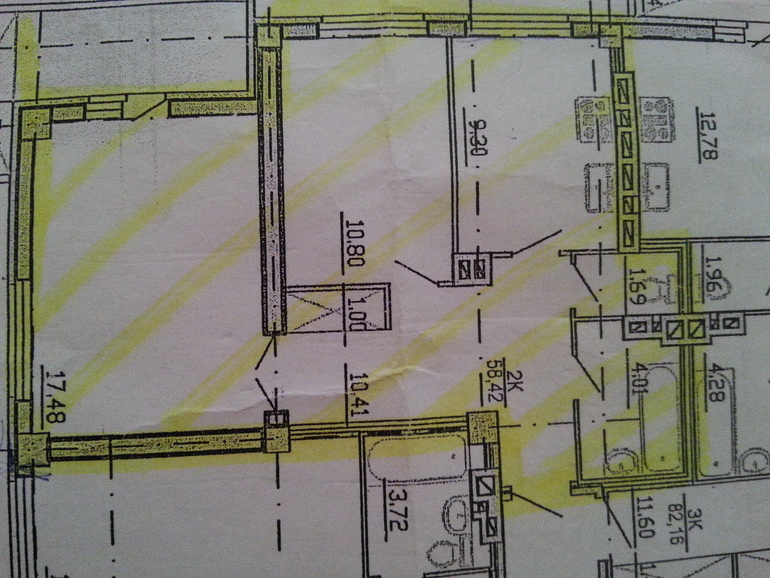 помогите(может дизайнер тут есть) с планировкой. хочу из 2ки 3ку сделать .