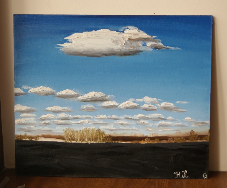 Следующие работы маслом