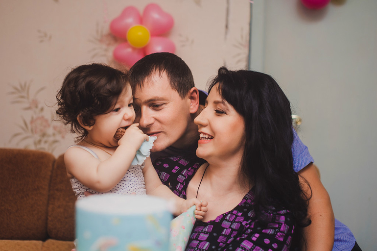 День рожденья нашей доченьки!!!