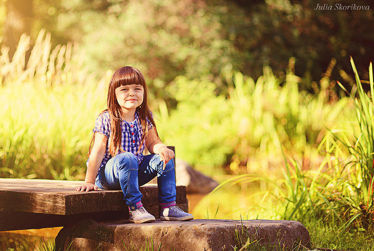 В Японском саду.